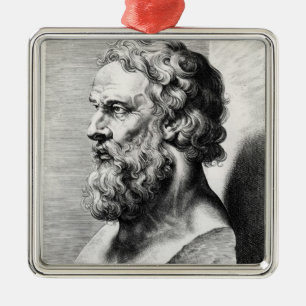 Fehlschlag von Plato gravierte durch Lucas Emil Silbernes Ornament