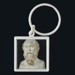 Fehlschlag von SOCRATES Schlüsselanhänger<br><div class="desc">Fehlschlag von SOCRATES | durch Lysippos | Kunst-Standort: Louvre,  Bild-Sammlungs-Zahl Paris,  Frankreich | griechische Künstler-|: XIR192430</div>