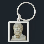 Fehlschlag von SOCRATES Schlüsselanhänger<br><div class="desc">Fehlschlag von SOCRATES | durch Lysippos | Kunst-Standort: Louvre,  Bild-Sammlungs-Zahl Paris,  Frankreich | griechische Künstler-|: XIR192430</div>