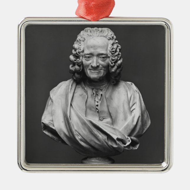 Fehlschlag von Voltaire Silbernes Ornament (Vorne)