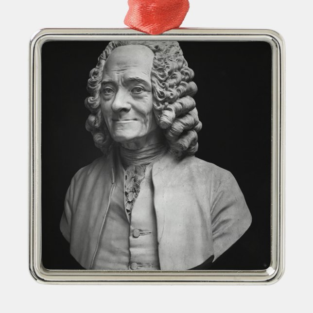 Fehlschlag von Voltaire Silbernes Ornament (Vorne)