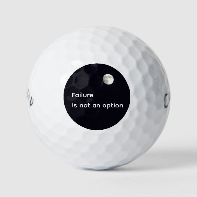 Fehlschlagen in einer Option Golfball (Vorderseite)
