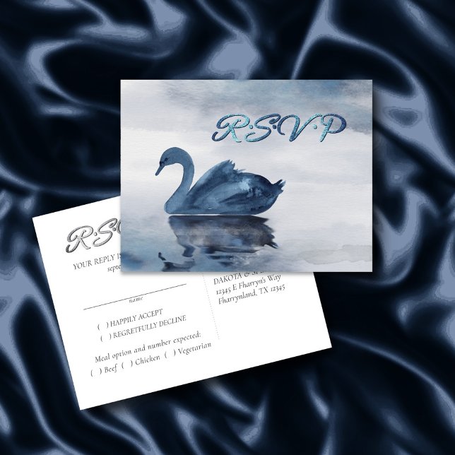 Fehlsichtigkeit | Dusty Blue Swan UAWG Entree Postkarte (Von Creator hochgeladen)