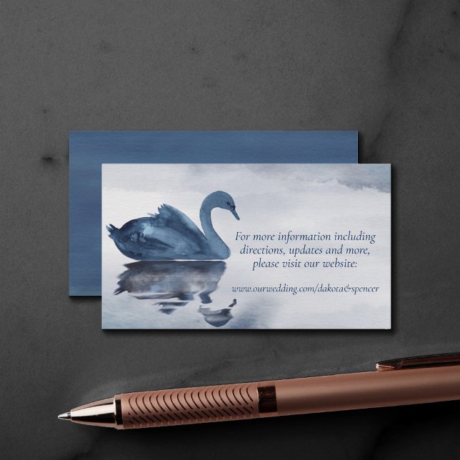Fehlsichtigkeit | Website von Dusty Blue Swan Lake Begleitkarte (Von Creator hochgeladen)