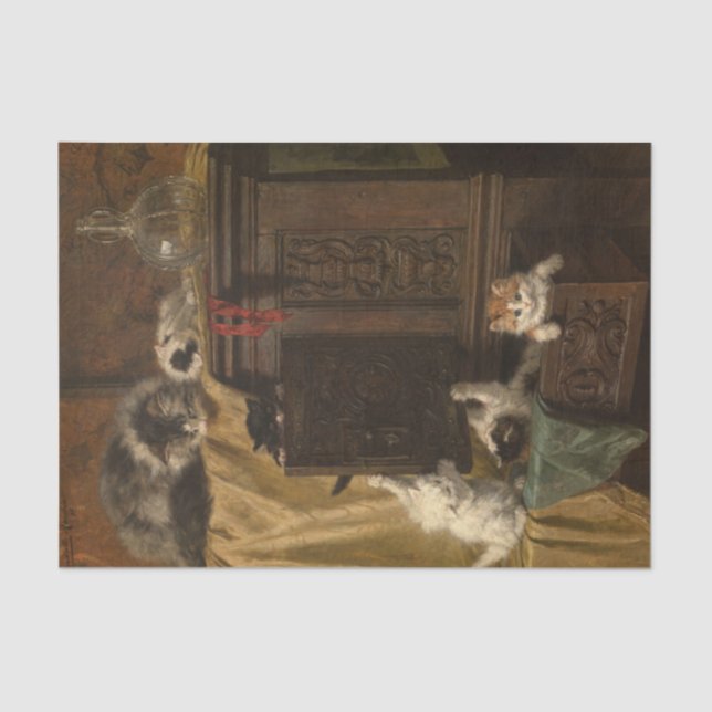 Fehlverhalten von Henriette Ronner-Knip Seidenpapier (Vorderseite)