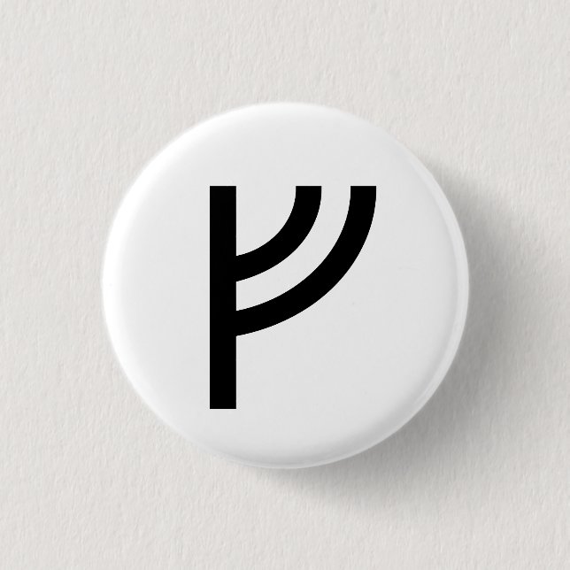 Fehu Button (Vorderseite)