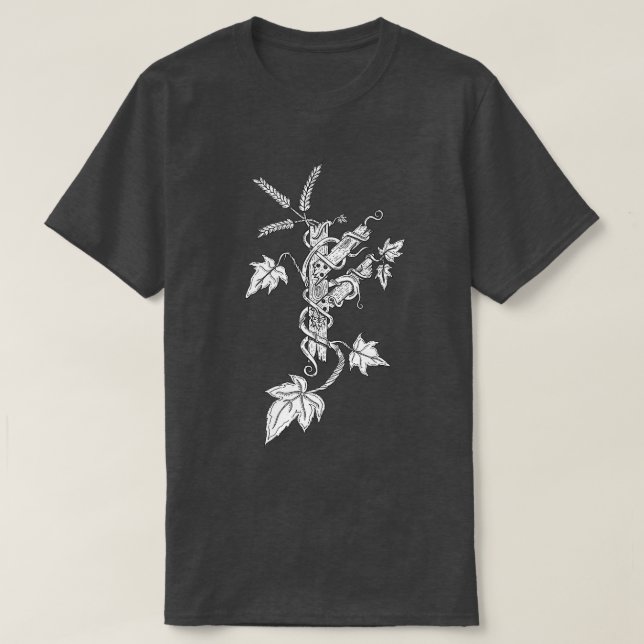 Fehu Norse Rune T-Shirt (Design vorne)