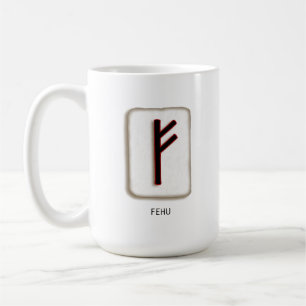 Fehu-Runenstein-Tasse Kaffeetasse