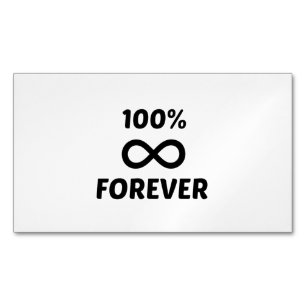 FEIER 100% MAGNETISCHE VISITENKARTE