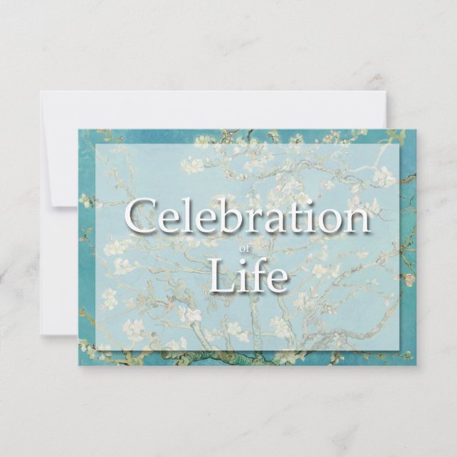 Feier-Begräbnis-Mitteilung Iris-Van Gogh 4 Einladung (Vorderseite)