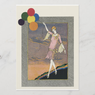 Feier Deko flapper Party Einladung