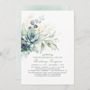 Feier der Gedenkfeier Einladung