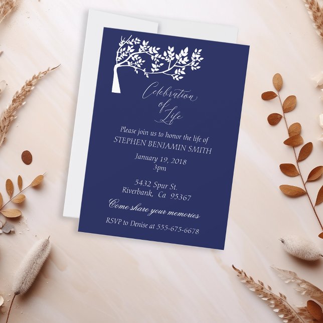 Feier der Marine zum Gedenken an das Leben Einladung (Von Creator hochgeladen)