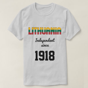 Feier der Unabhängigkeit der litauischen Flagge T-Shirt
