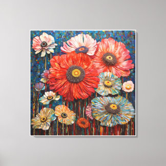 Feier des Blütenlebens Anemonen Leinwanddruck