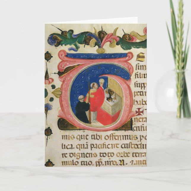 Feier des heiligen Abendmahl Karte (Vorderseite)