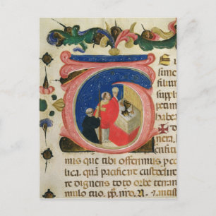 Feier des heiligen Abendmahl Postkarte