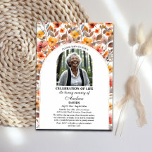 Feier des Lebens Bunte Blumen Foto Beerdigung