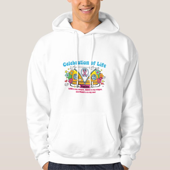 Feier des Lebens! Der Hoodie der Männer (Vorderseite)