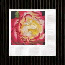 Feier des Lebens Elegante rote und goldene Rosenbl