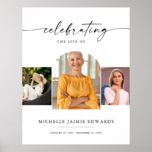 Feier des Lebens   Gedenk Funeral Foto Poster