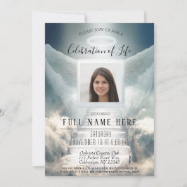 Feier des Lebens - Himmlische Treppe Einladung