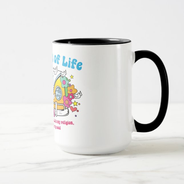 Feier des Lebens!  Kaffee-Tasse Tasse (Rechts)