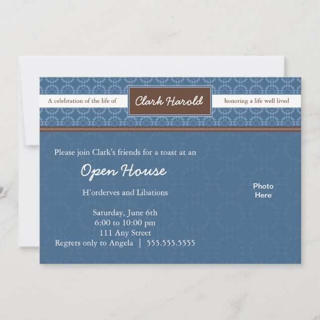 Feier des Lebens laden ein Einladung (Vorderseite)