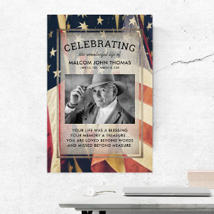 Feier des patriotischen Lebensfoto-Gedenkens Poster