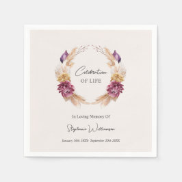 Feier des Sturzes Blumenzauber Serviette