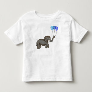 Feier-Elefant (blau) Kleinkind T-shirt