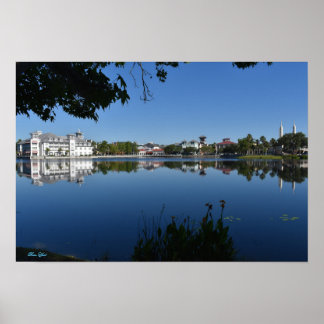 Feier Florida mit Poster-See Poster