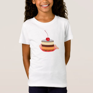 Feier Geburtstagskuchen mit Kirsche T-Shirt