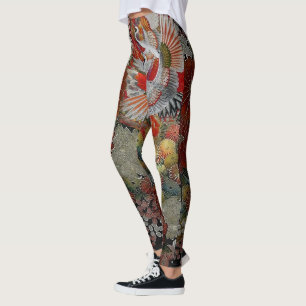 Feier-Kran-Blumenseide Leggings