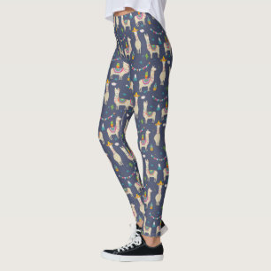 Feier-Lama-Muster Leggings