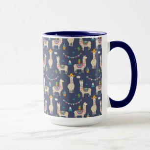 Feier-Lama-Muster Tasse
