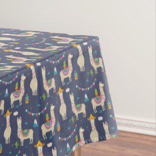 Feier-Lama-Muster Tischdecke