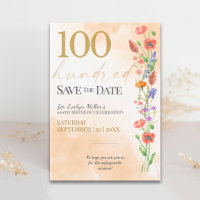 Feier zum 100. Geburtstag mit Soft Wildflower