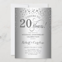 Feier zum 20. Jahrestag - Silber