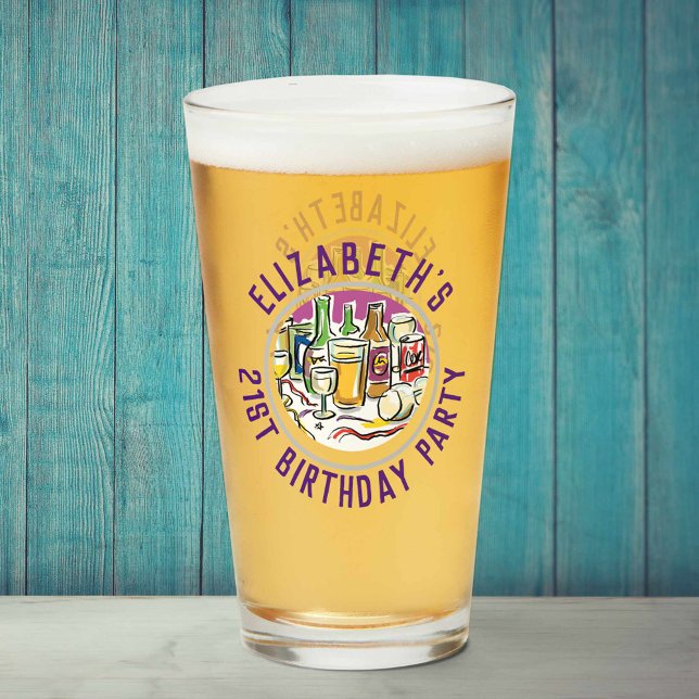 Feier zum 21. Geburtstag Glas (Von Creator hochgeladen)