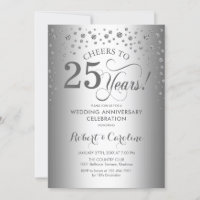 Feier zum 25. Jahrestag - Silber