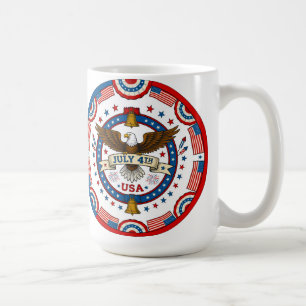 Feier zum 4. Juli Kaffeetasse