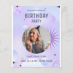 Feier zum 50. Geburtstag, Foto 50. Geburtstag  Flyer