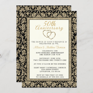 Feier zum 50. Goldenen Jahrestag Einladung