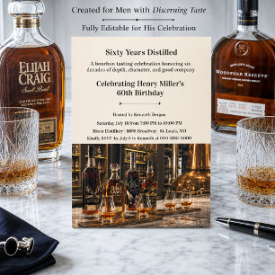 Feier zum 60. Geburtstag mit Bourbon-Verkostung Einladung