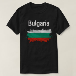 Feier zum bulgarischen Kulturerbe Bulgarien Flagge T-Shirt