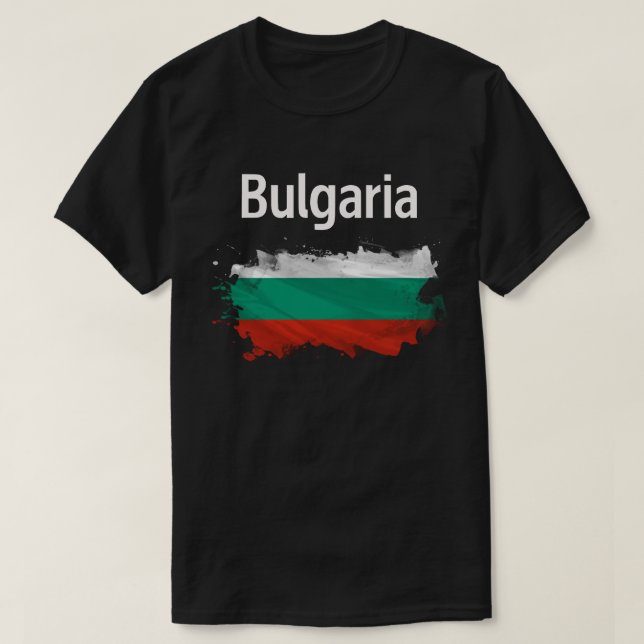Feier zum bulgarischen Kulturerbe Bulgarien Flagge T-Shirt (Design vorne)