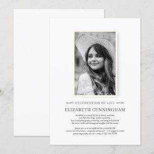 Feier zum Foto "Life Simple Chic" Einladung