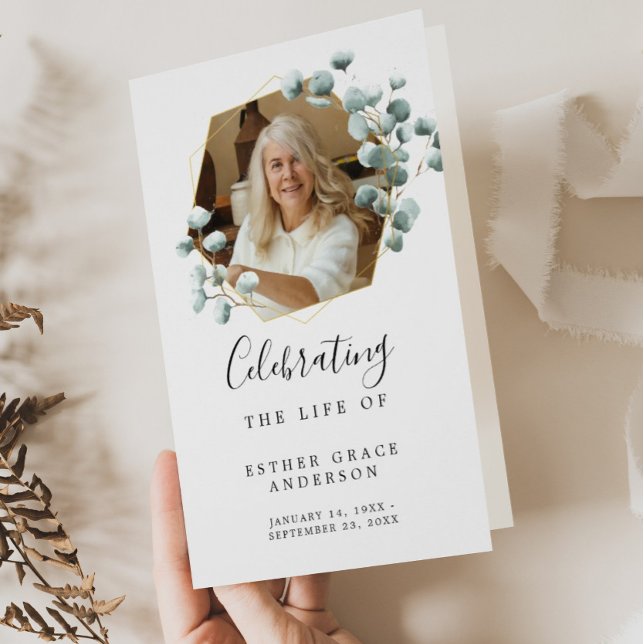 Feier zum Programm zur Beerdigung von Leben Flyer (Von Creator hochgeladen)