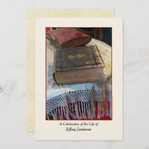 Feier zur Einladung zum Leben, Vintage Bibel